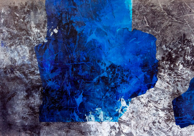 Black&Blue Mixed media Paper Others