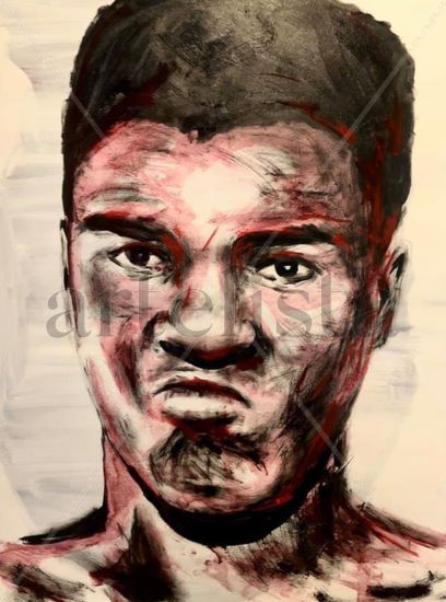 Cassius Clay Acrylic Canvas Portrait