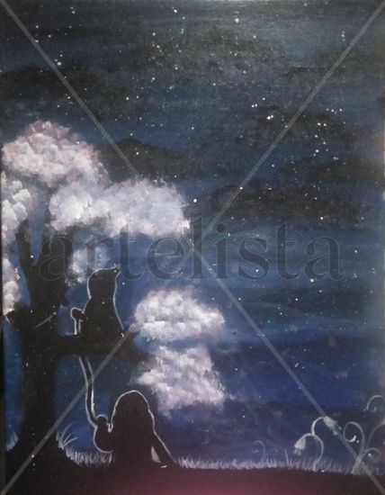 Noche0.1 Acrylic Canvas Landscaping