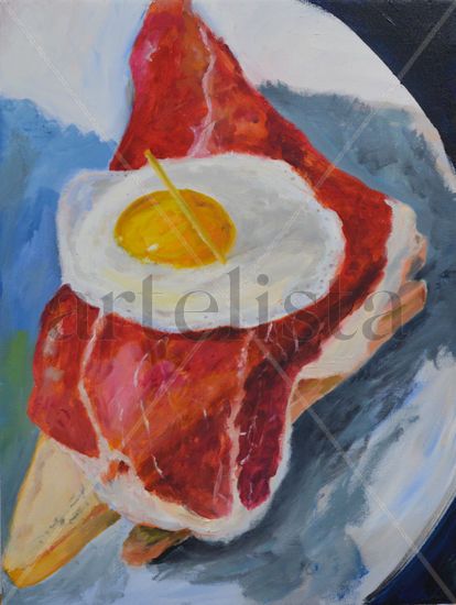 Pintxo 01 Oil Canvas Still Life Paintings