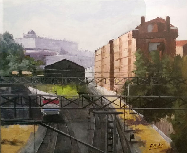 Estacion del Norte 55x46 cm