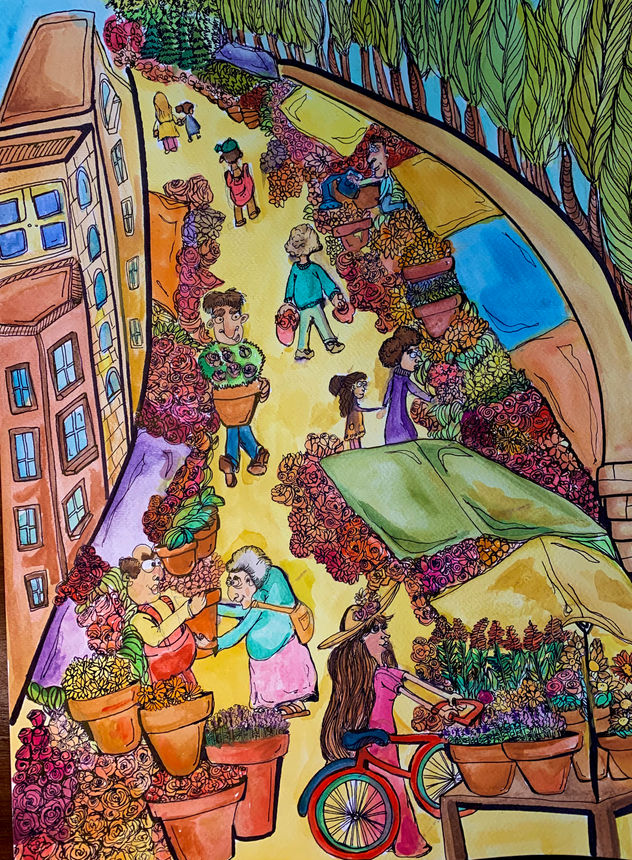 mercado de flores