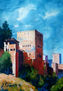 Alhambra. Acrilico sobre lienzo