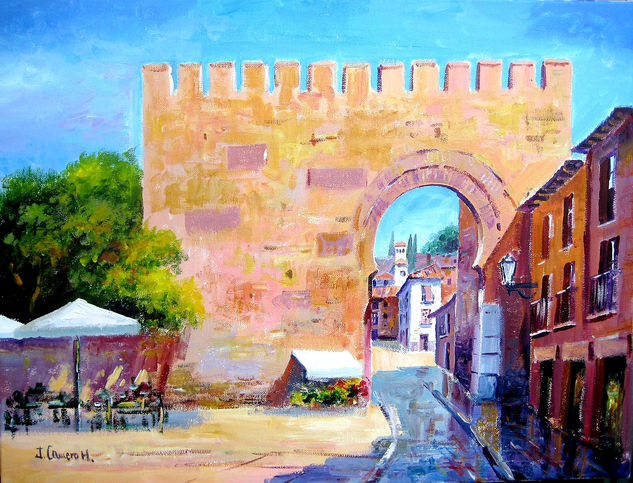 Arco Elvira. Granada Acrylic Canvas Landscaping