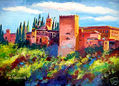 Alhambra . Acrilico sobre lienzo