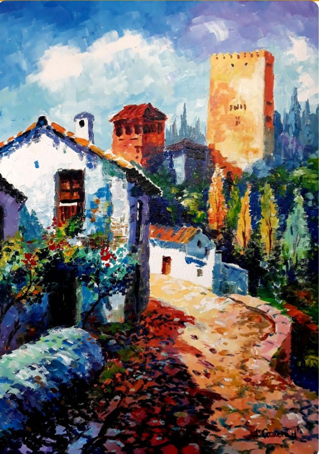 Rincón de Granada. Acrilico sobre lienzo