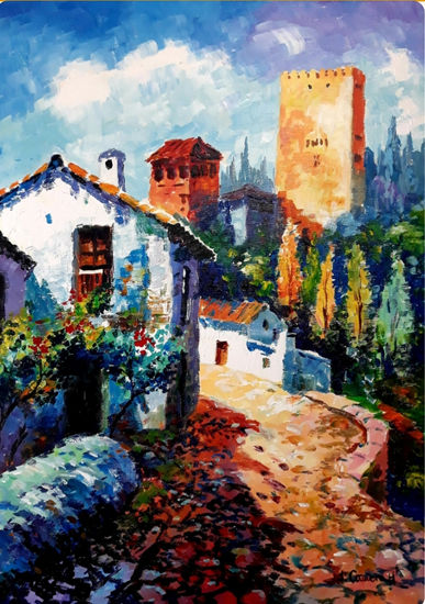 Rincón de Granada. Acrilico sobre lienzo Acrylic Canvas Landscaping