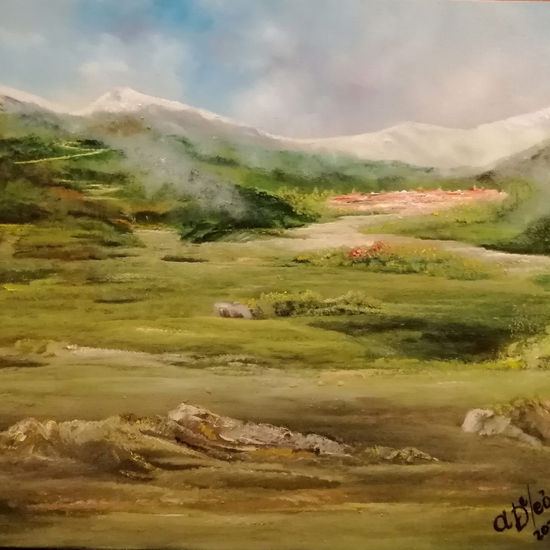 Paisaje del Nevado Oil Canvas Landscaping