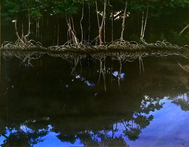 Manglar Acrílico Lienzo Paisaje