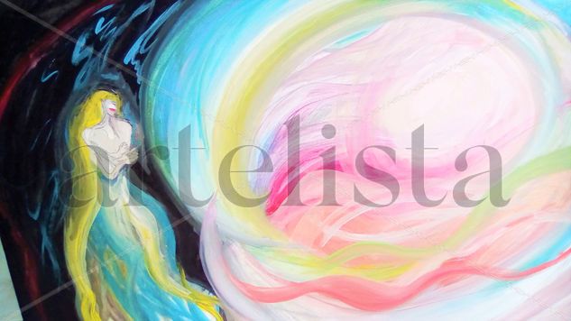 Universo Acrylic Canvas Figure Painting