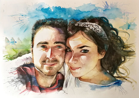 Retrato pareja