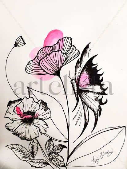 Vida rosa Tinta