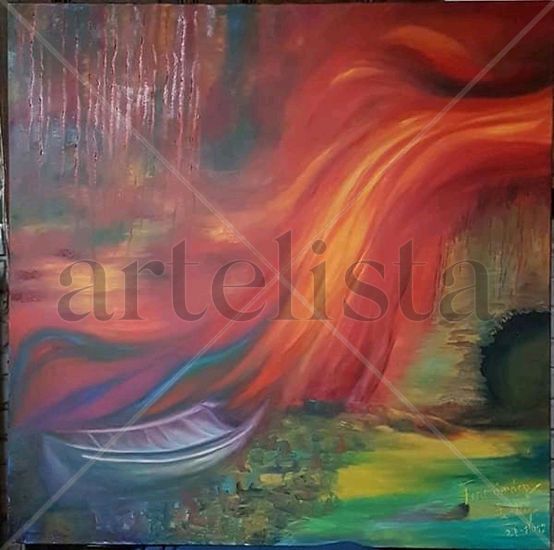 La espectativa Oil Canvas Others