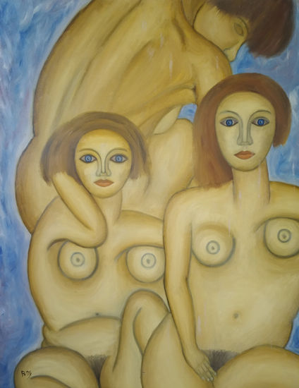 62. Escondida Oil Canvas Nude Paintings