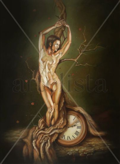 Il Primo Giorno d' Autuno Oil Canvas Nude Paintings