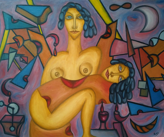 69. Sacrificio Oil Canvas Nude Paintings