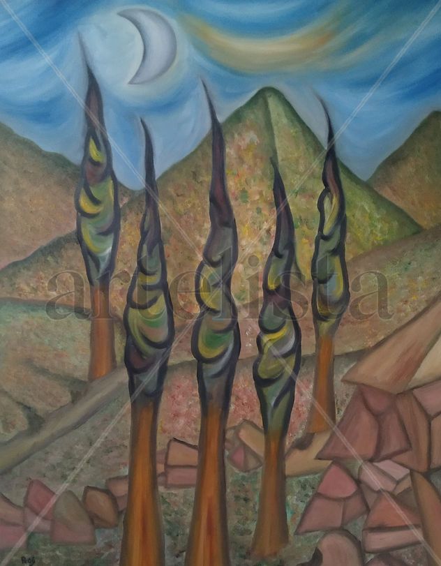 71. Árboles en la noche