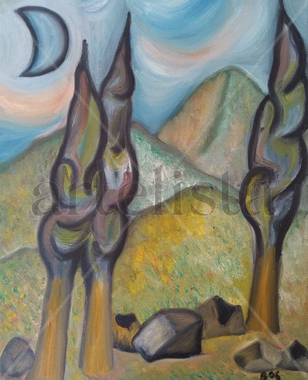 182. Anochece en el campo