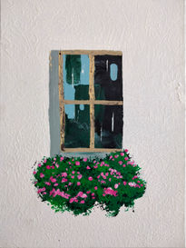 Ventana con Flores 1