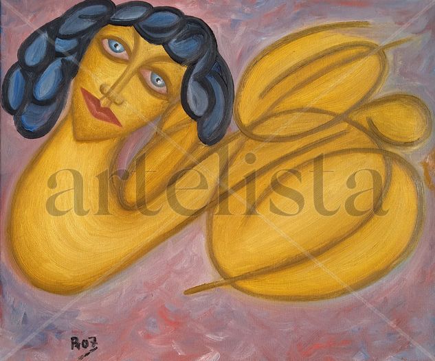 243. La esfinge Oil Canvas Figure Painting