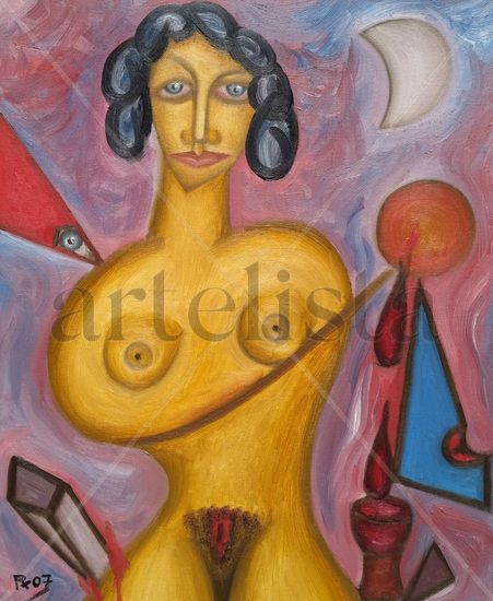 244. La bebida Oil Canvas Nude Paintings