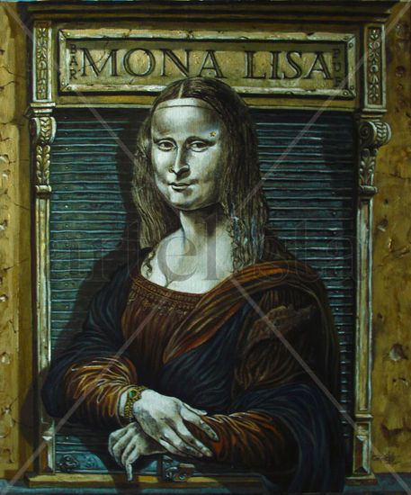 Mona Lisa Acrílico Lienzo Retrato