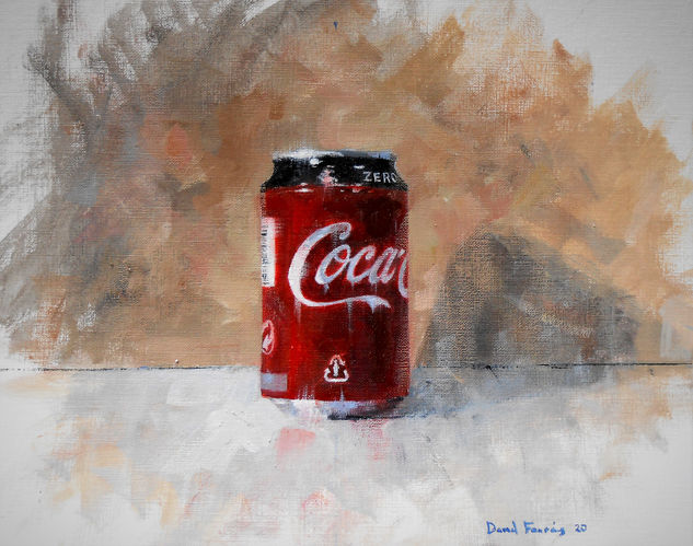 Cola 2020 Oil Paper Still Life Paintings