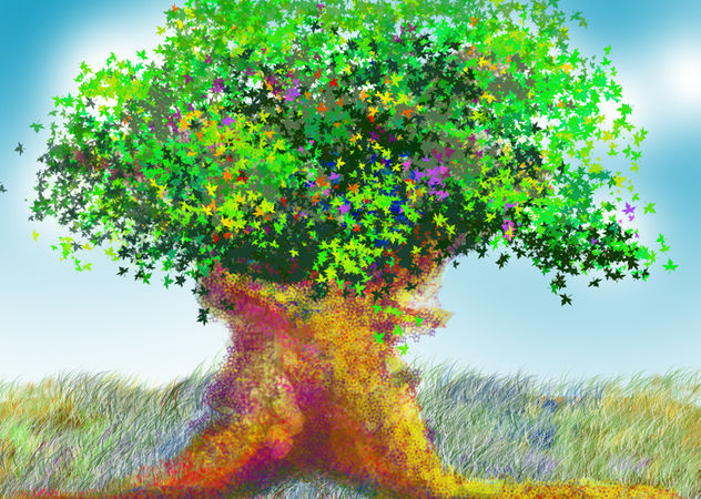 en mi peor dia me siento bajo mi arbol a pensar