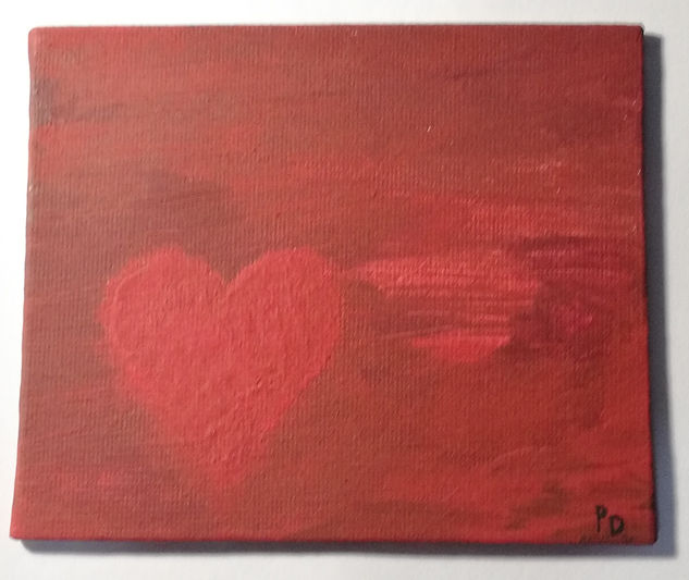 Corazón apasionado Acrylic Panel Figure Painting