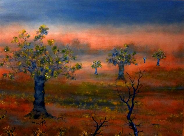 Lo Mejor de Alberto Thirion Oil Panel Landscaping