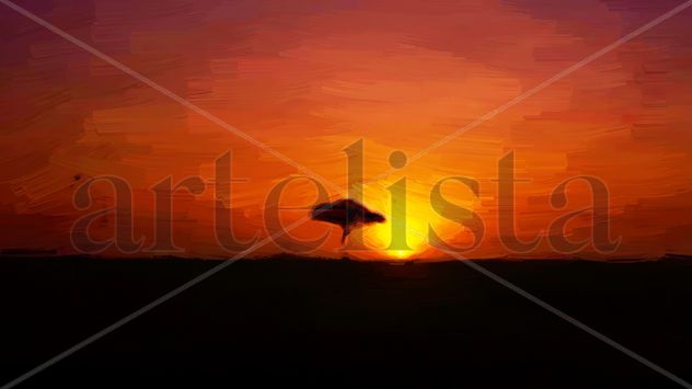Atardecer en desierto