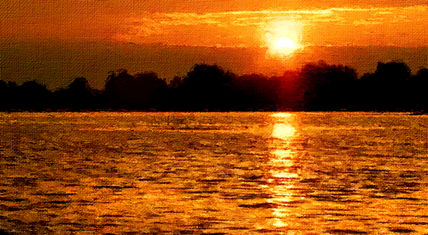 Atardecer en el Rio