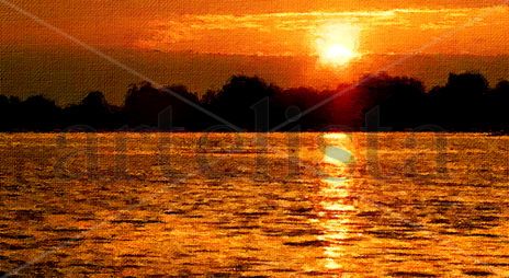 Atardecer en el Rio