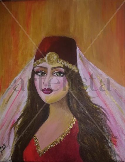 SAFIYE Acrylic Canvas Portrait