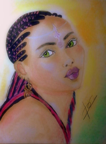 Niña africana