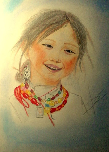 Niña del  nepañ