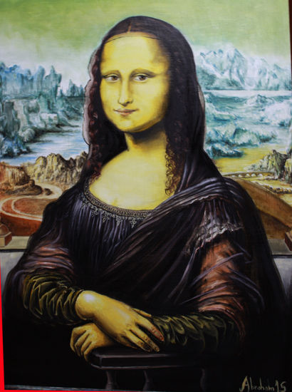 Mona lisa (réplica) Óleo Tabla Retrato