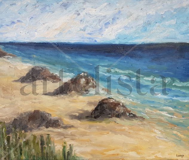 Calblanque Oil Canvas Marine Painting