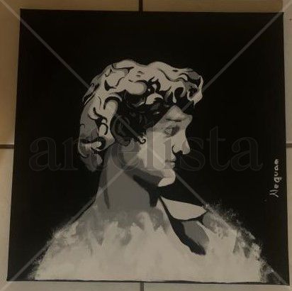 David Pop Acrylic Canvas Portrait