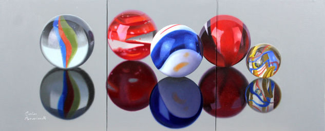 Marbles C 19 Óleo Lienzo Bodegones