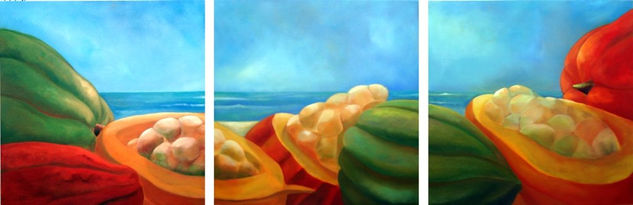 De la Serie De Mi Tierra #6 Oil Canvas Still Life Paintings