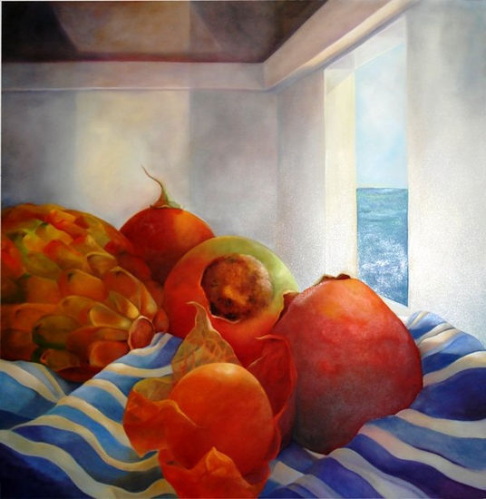 Recin to Tropical Oil Canvas Still Life Paintings