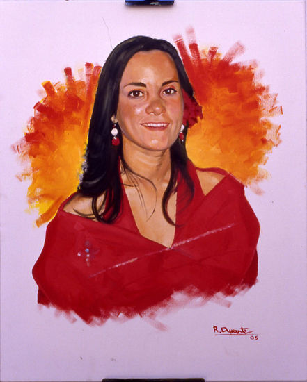 MARIA CUESTA Oil Canvas Portrait