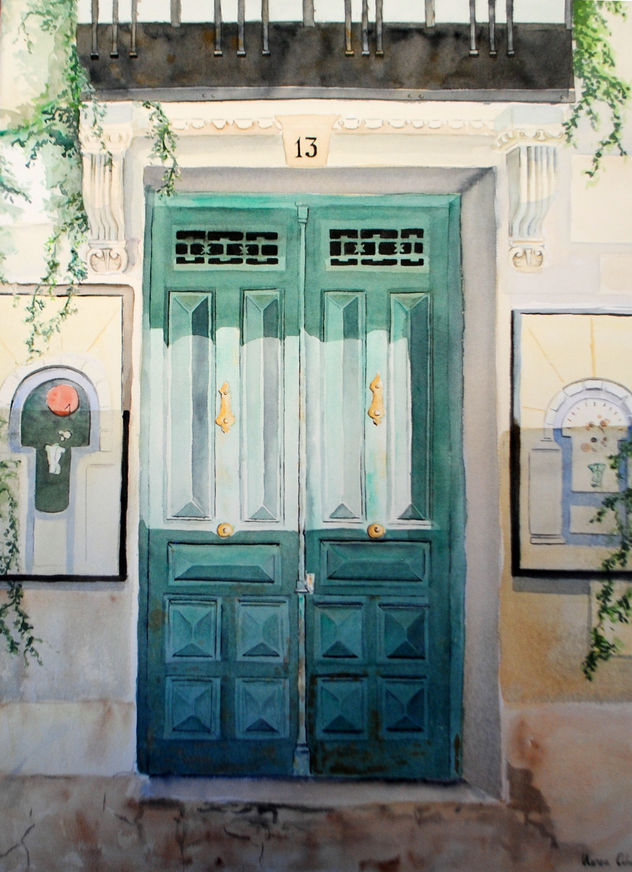 Puerta de la relojería Duce. Calle Mayor 13