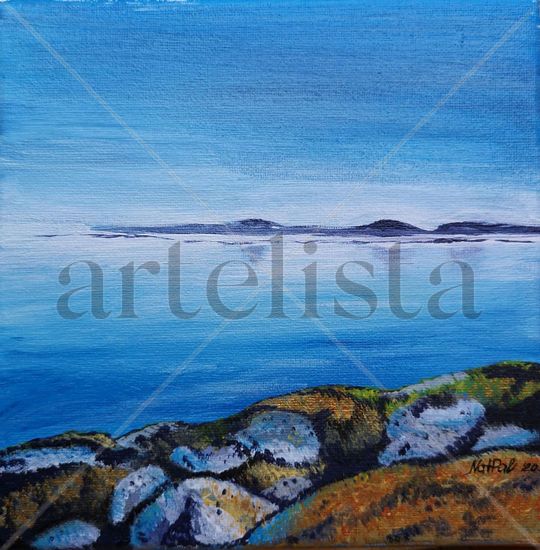 Mar Menor Acrylic Canvas Marine Painting