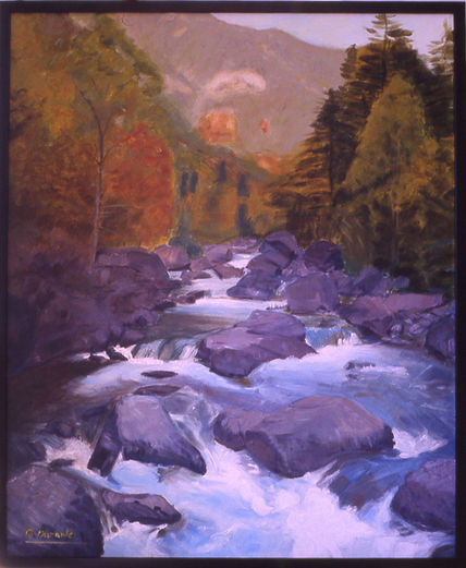 Otoño en ordesa-agua