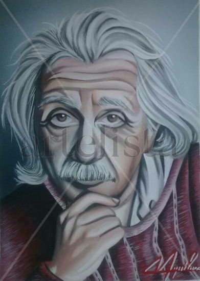 Albert Einstein Acrílico Otros Retrato