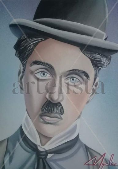 Charlie Chaplin Acrílico Otros Retrato