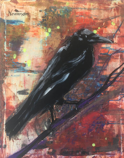 NEVERMORE Acrylic Canvas Portrait