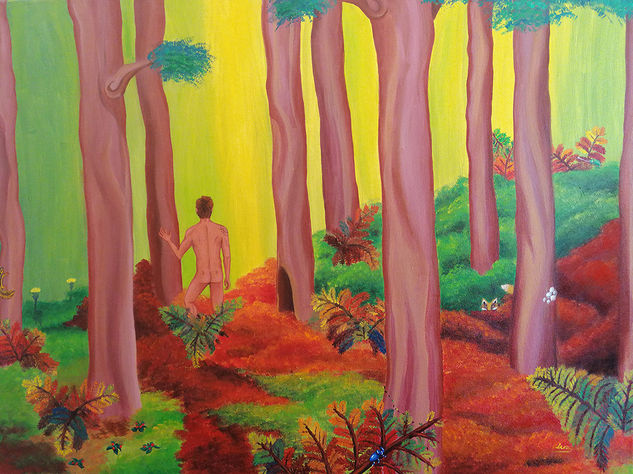 El Bosque. Acrylic Canvas Landscaping